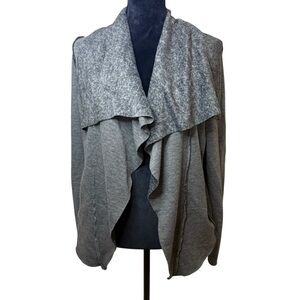 Altar'd State | Heather Gray Inside Out Drape Sweater with Pockets | Sz S